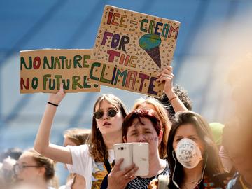 Global strike for future, de laatste klimaatmars van Youth for Climate op 24 mei 2019