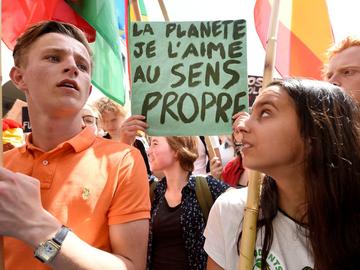 Global strike for future, de laatste klimaatmars van Youth for Climate op 24 mei 2019