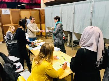 Stembureau, verkiezingen 26 mei 2019