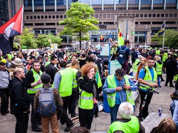 Manifestatie Gele Hesjes op verkiezingsdag 26 mei 2019