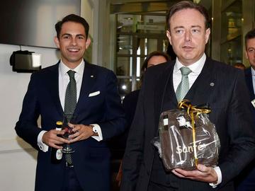 Bart De Wever (N-VA) en Tom Van Grieken (Vlaams Belang)