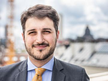Juan Benjumea-Moreno 2 Groen installatie Brussels Parlement