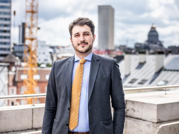 Juan Benjumea-Moreno 3 Groen installatie Brussels Parlement