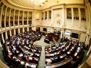 Installatievergadering federale Kamer met eedaflegging van de Kamerleden op 20 juni 2019
