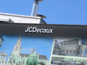 JC Decaux stadsmeubilair Anderlecht reclamepaneel
