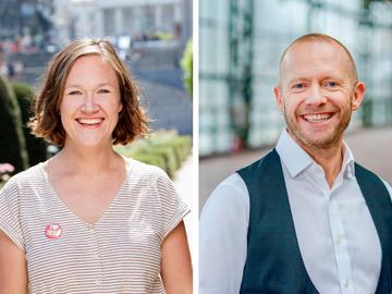 Hannelore Goeman (SP.A) en Bruno De Lille (Groen)