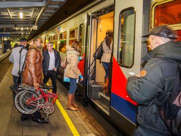Het treinstation Brussel-Zuid