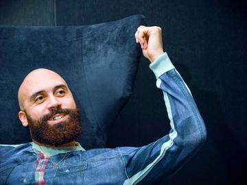 Ex-RSC Anderlechtvoetballer en Rode Duivel Anthony Vanden Borre in december 2017