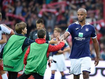 Vincent Kompany na de verloren wedstrijd van Anderlecht tegen Kortrijk begint het seizoen met een teleurstellende 2 op 12