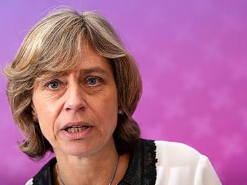 Maart 2019: voorstelling van de jaarresultaten 2018 van Proximus door CEO Dominique Leroy (op de foto) en CFO Sandrine Dufour