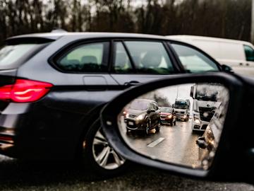 Verkeersfiles op de grote ring van Brussel (R0)