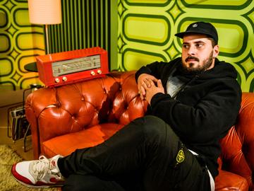 Zwangere Guy in het AB Salon op 25 februari 2019