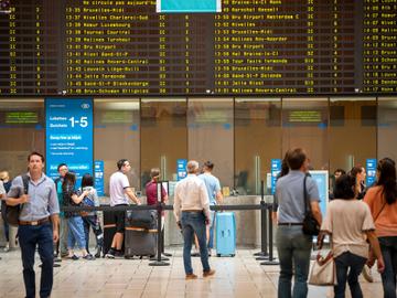 Spoorwegverbinding tussen de treinstations Brussel-Noord en Brussel-Zuid