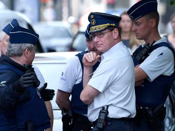 November 2018: in het Maximiliaanpark is een politieagent neergestoken De politie heeft een verdachte neergeschoten. Op de foto: commissaris Pierre Vandersmissen