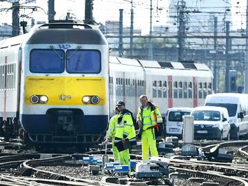 Onderhoudswerken op de treinverbinding tussen Brussel-Noord en Brussel-Zuid