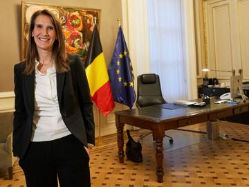 27 oktober 2019: Sophie Wilmès (MR) volgt haar partijgenoot Charles Michel op als nieuwe eerste minister