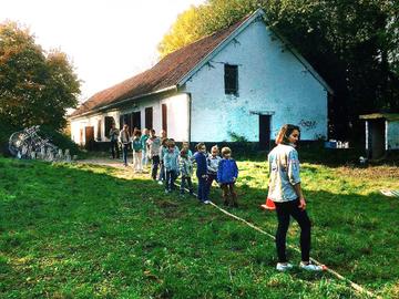 Het Boerderijtje, de lokalen van de jeugdbeweging scouts Sint-Martinus in Ganshoren