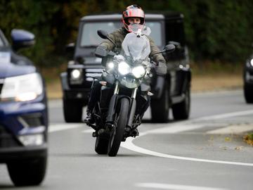 Motorfiets in Ter Kamerenbos