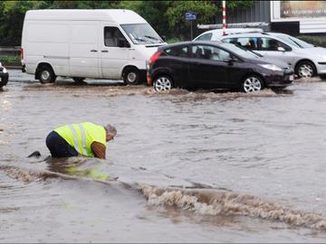 Augustus 2011: wateroverlast in Brussel