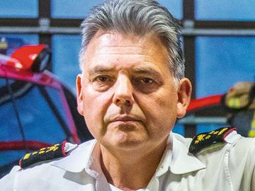 Tanguy du Bus de Warnaffe, baas van de Brusselse brandweer