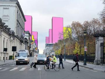 RPA Wetstraat hoogbouw zicht koningsstraat