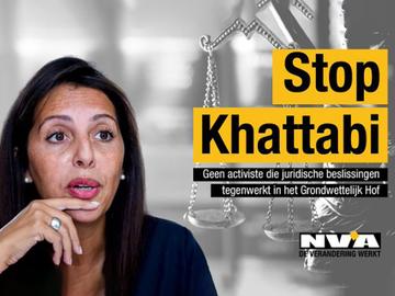 N-VA voert campagne tegen de kandidatuur van Khattabi voor het Grondwettelijk Hof