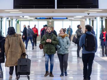  Opening van de vernieuwde centrale onderdoorgang in het station Brussel-Noord door de NMBS