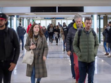  Opening van de vernieuwde centrale onderdoorgang in het station Brussel-Noord door de NMBS