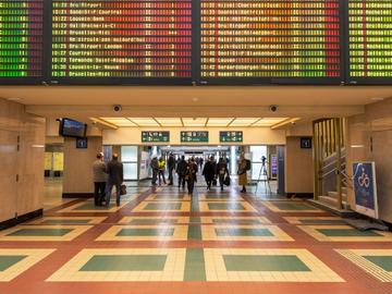  Opening van de vernieuwde centrale onderdoorgang in het station Brussel-Noord door de NMBS