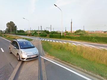 Spoorhaven: het aansluitspoor naar Schaarbeek-Vorming