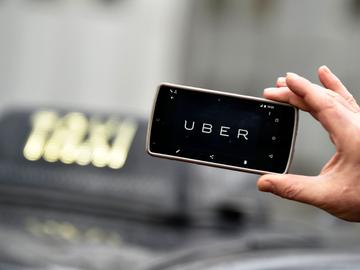 Betoging van taxichauffeurs tegen het taxiplan van de Brusselse Regering in maart 2015