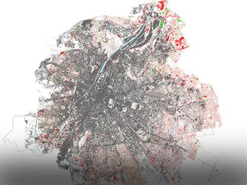 Nieuw en verdwenen groen in het Brussels gewest tussen 2006 en 2013