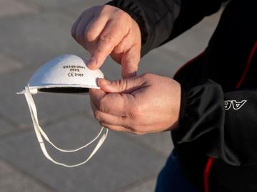 Dreiging coronavirus (covid-19): mondmasker type FFP2