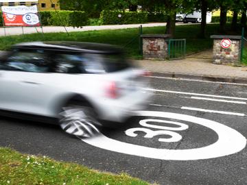 Een zone 30 in het Brussels gewest