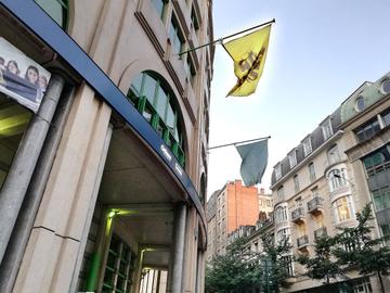 De Hogeschool Odisee van de KU Leuven aan de Stormstraat in Brussel-centrum