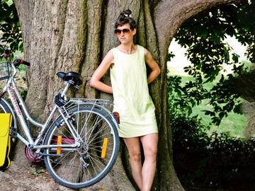 De fiets was voor freelance-journaliste Leslie Doumerc een uitlaatklep tijdens de coronacrisis pano