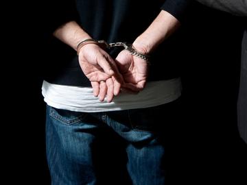 archiefbeeld van een arrestatie