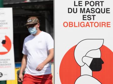 Het dragen van een mondmasker is verplicht wanneer de alarmdrempel van 50 besmettingen per 100000 inwoners in het Brussels gewest wordt overschreden