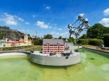 Mini-Europa bij de heropening op 19 mei 2020, na de eerste golf van het coronavirus