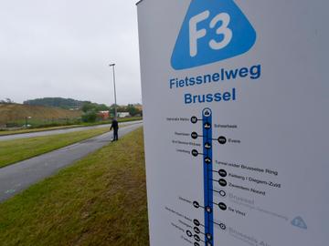 Via de F3-fietssnelweg van Leuven naar Brussel zal je binnenkort ook tot Brussels Airport kunnen rijden.