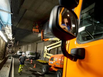De Leopold II-tunnel ging, na de renovatie op 31 augustus 2020 opnieuw open voor het verkeer