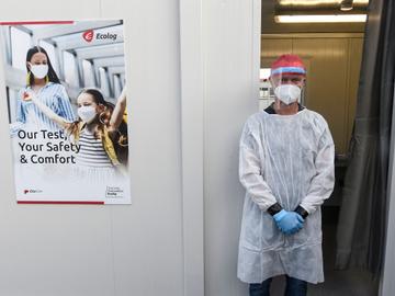 Op 14 september 2020 opende op Brussels Airport een covid-19-testcentrum