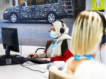 Het contact-tracing center in Diegem