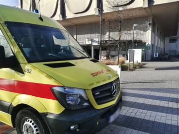 Een ziekenwagen voor het UZ Brussel
