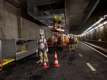 De renovatie van de Leopold II-tunnel, die zal worden omgedoopt tot de Annie Cordytunnel
