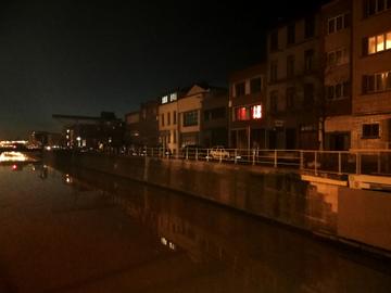 20220110 Defecte straatverlichting in Molenbeek tussen Weststation en Ninoofsepoort Mariemontkaai