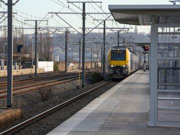 Het treinstation van Anderlecht