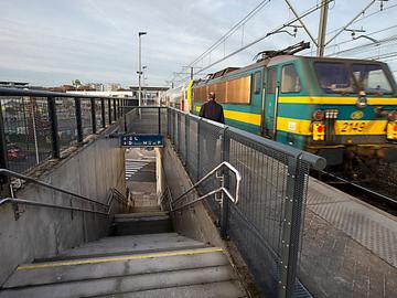 Het treinstation van Anderlecht