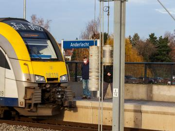 Het treinstation van Anderlecht