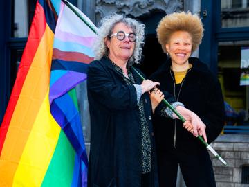 Pride 2022: Hilde De Greef en Raïssa Alingabo Yowali M'bilo